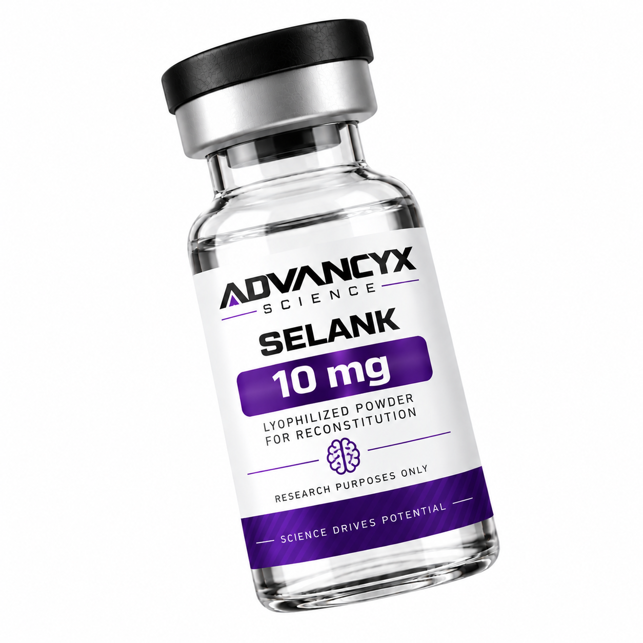 SELANK research vial by Advancyx Science